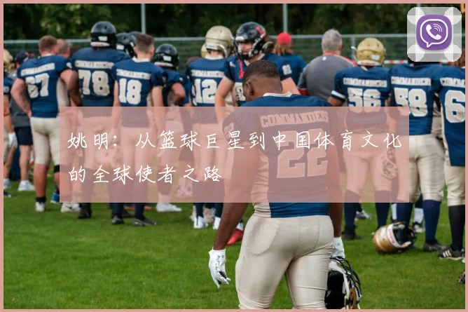 姚明：从篮球巨星到中国体育文化的全球使者之路